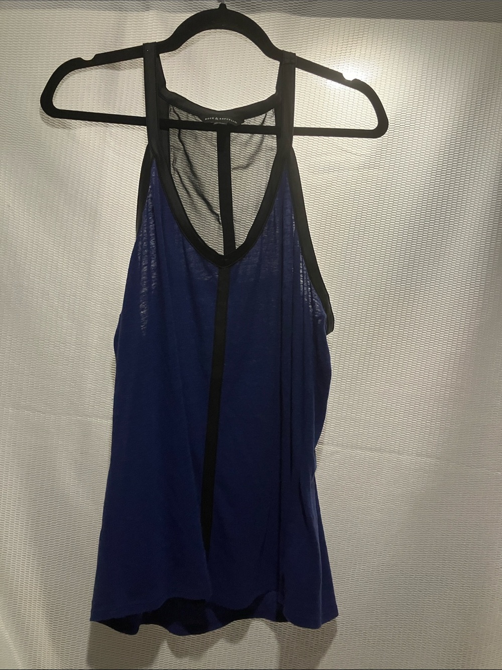 Rock & Republic Black and Heather Gray Tank Top